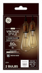 GE GE Industrial Solutions 36566 LED Bulb, Decorative, ST19 Lamp, E26 Lamp Base, Dimmable, Clear, Warm White Light ELECTRICAL GE