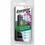 ENERGIZER BATTERY Energizer Recharge CHFC Universal Charger, 1.1 A Charge, 12 VDC Output, AA, AAA, C, D Battery, 4-Battery, Black/Silver ELECTRICAL ENERGIZER BATTERY