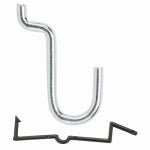 ASSA ABLOY AMERICAS RESIDENTIALI NC Pegboard Curved Angle Hook, 1/2 In., 8-Pk. HARDWARE & FARM SUPPLIES ASSA ABLOY AMERICAS RESIDENTIALI NC