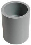 CARLON Carlon E940K-CTN Standard Coupling, 2-1/2 in, 2.688 in ID x 3.3125 in OD Dia, 3-3/16 in L, PVC, Gray ELECTRICAL CARLON