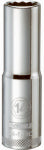 STANLEY TOOLS Metric Deep Socket, 12-Point, 1/2 In. Drive, 14mm