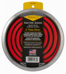 STANCO METAL PROD Electric Range Trim Ring, Chrome-Plated, 6 In. APPLIANCES & ELECTRONICS STANCO METAL PROD