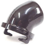 US HARDWARE US Hardware RV-308B Hose Adapter with Bayonet Hook, 3 in ID, ABS, Black AUTOMOTIVE US HARDWARE