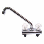 UNITED STATES HDW MFG/U S HARDWARE RV Deck Faucet, 4 In. Inlet, 8 In. Spout, Chrome Plastic AUTOMOTIVE UNITED STATES HDW MFG/U S HARDWARE
