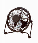 GENEVA INDUSTRIAL GROUP INC High Velocity Personal Fan, Plug or USB Powered, 4 In.