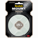 SCOTCH Scotch 314DC Mounting Tape, 125 in L, 1 in W, White PAINT SCOTCH   