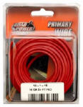 COLEMAN CABLE Road Power 55668033/16-1-16 Electrical Wire, 16 AWG Wire, 1-Conductor, 25/60 VAC/VDC, Copper Conductor, Red Sheath AUTOMOTIVE COLEMAN CABLE   