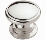 AMEROCK Amerock Allison Value Series BP5301226 Cabinet Knob, 1-1/16 in Projection, Zinc, Polished Chrome HARDWARE & FARM SUPPLIES AMEROCK