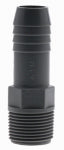 BOSHART INDUSTRIES Boshart UPPA-07 Pipe Adapter, 3/4 in, MPT x Insert, Polyethylene, Gray PLUMBING, HEATING & VENTILATION BOSHART INDUSTRIES