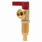 SHARKBITE/CASH ACME Pex Washing Machine Valve, Hot Water, 1/2 In.