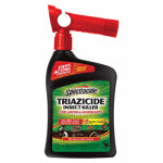 SPECTRACIDE Spectracide Triazicide HG-95830 Insect Killer, Liquid, Spray Application, Outdoor, 32 oz LAWN & GARDEN SPECTRACIDE