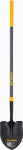 TRUE TEMPER True Temper 2584300 Shovel, 9 in W Blade, 16 ga, Steel Blade, Black Blade, Fiberglass Handle, Straight Handle LAWN & GARDEN TRUE TEMPER
