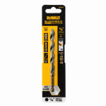 BLACK & DECKER/DEWALT Black & Gold HSS Drill Bit, 1/4 In. Hex Shank, Impact Ready, 3/8 In.