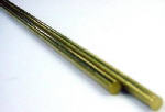 K & S ENGINEERING K & S 1166 Decorative Metal Rod, 5/16 in Dia, 36 in L, 260 Brass, 260 Grade HARDWARE & FARM SUPPLIES K & S ENGINEERING