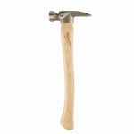 MILWAUKEE Milwaukee 48-22-9419 Hammer, 19 oz Head, Framing, Milled Face, Metal Head, 16.063 in OAL TOOLS MILWAUKEE