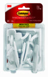 COMMAND Command 17001-MPES Medium Utility Hook, 3 lb, 20-Hook, Plastic, White HARDWARE & FARM SUPPLIES COMMAND