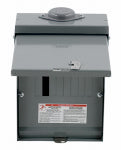 SQUARE D Square D QO QO612L100RBCP Load Center, 100 A, 6 -Space, 12 -Circuit, Main Lug, NEMA 3R Enclosure, Plug Mounting ELECTRICAL SQUARE D
