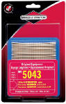 BRIGGS & STRATTON Briggs & Stratton 5043K Air Filter, Paper Filter Media, 5-1/4 in L x 4-1/4 in W x 3/4 in H OUTDOOR LIVING & POWER EQUIPMENT BRIGGS & STRATTON