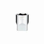 MILWAUKEE ELECTRIC TOOL CORP SAE 6-Point Shallow Socket, Four Flat Sides, 1 In., 1/2 In. Drive TOOLS MILWAUKEE ELECTRIC TOOL CORP