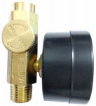 NINGBO GREENAIR IMP&EXP CO., LTD Air Flow Valve, 0-160 PSI Gauge, 1/4 FNPT Inlet x Male Outlet TOOLS NINGBO GREENAIR IMP&EXP CO., LTD