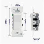 LEVITON MFG CO 10PK WHT 15A 1P SWITCH ELECTRICAL LEVITON MFG CO