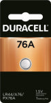 DURACELL Duracell PX76A675PK Battery, 1.5 V Battery, 190 mAh, A76 Battery, Alkaline, Lithium, Manganese Dioxide ELECTRICAL DURACELL   