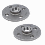 CODA RESOURCES LTD Black Pipe Flange, 1/2 In., 2-Pk.