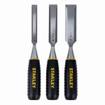 STANLEY STANLEY 16-150 Series Chisel Set, 7-3/4 in L Dimensions, 3-Piece TOOLS STANLEY