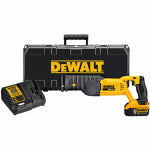 DEWALT DEWALT DCS380P1 Reciprocating Saw Kit, Battery Included, 20 V, 5 Ah, 1-1/8 in L Stroke, 0 to 3000 spm TOOLS DEWALT