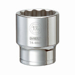 BLACK & DECKER/DEWALT Socket, 12-Point, 3/4 In. Drive, 1-7/16 In.