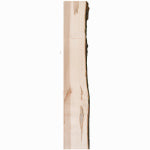 LIVE EDGE TIMBER CO Rustic Maple Wood Shelf, , 8-In. x 4-Ft.
