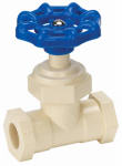 B & K INDUSTRIES B & K 105-224 Stop Valve, 3/4 in Connection, Solvent Weld, 100 psi Pressure, CPVC Body PLUMBING, HEATING & VENTILATION B & K INDUSTRIES