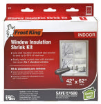 FROST KING Frost King V73H Indoor Shrink Window Kit, 62 in W, Plastic HARDWARE & FARM SUPPLIES FROST KING   