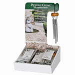 EVERGREEN, INC. Ash Wood Piccolo Chimes, 3 Silver Tubes