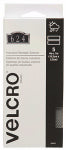 VELCRO BRAND VELCRO Brand 90800 Hook and Loop Fastener, 1 in W, 4 in L, Nylon, Titanium, Rubber Adhesive HARDWARE & FARM SUPPLIES VELCRO BRAND