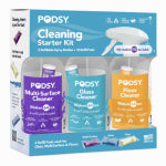 PODSY PARTNERS, LLC Cleaning Starter Kit, 3 Spray Bottles + 12 Refill Pods