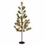 LEDUP MANUFACTURING GROUP LTD Australian Pine LED Tree, Twinkling Warm White LED Lights, 4-Ft. HOLIDAY & PARTY SUPPLIES LEDUP MANUFACTURING GROUP LTD
