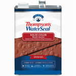 THOMPSON'S WATERSEAL Thompson's WaterSeal TH.093201-16 Wood Sealer, Solid, Liquid, Sedona Red, 1 gal PAINT THOMPSON'S WATERSEAL
