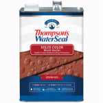 THOMPSON'S WATERSEAL Thompson's WaterSeal TH.093201-16 Wood Sealer, Solid, Liquid, Sedona Red, 1 gal PAINT THOMPSON'S WATERSEAL   