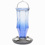 WOODSTREAM CORP Vintage Hummingbird Feeder, Sapphire Starburst, Glass, 16 oz.