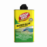 GOOF OFF Goof Off FG678 Super Glue Remover, Liquid, Ketone, Clear, 4 oz