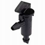 RAINDRIP Raindrip 121010B Flag Dripper, 1/4 x 1/2 in Connection, 1 gph, Black LAWN & GARDEN RAINDRIP