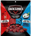 MIDWEST DISTRIBUTION JACK LINKS 2.85 OZ DUOS FRANKS RED HOT/RANCH CHICKEN BITE