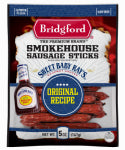 BRIDGFORD MARKETING COMPANY Smoked Sausage Sticks, Original, 5 oz.