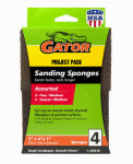 ALI INDUSTRIES Sanding Sponges, Assorted Grit, 3 x 4 In., 4-Pk.