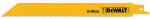 DEWALT DEWALT DW4809 Reciprocating Saw Blade, Applicable Materials: Angle Iron, Fiberglass, Hard Rubber, Metal, 3/4 in W TOOLS DEWALT