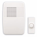 GLOBE ELECTRIC Wireless Doorbell Kit, White ELECTRICAL GLOBE ELECTRIC