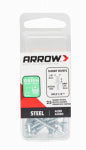 ARROW Arrow RSS1/8 Pop Rivet, Short, 1/8 in Grip, 1/8 in L, Steel, 25/PK TOOLS ARROW