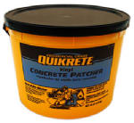 QUIKRETE COMPANIES Vinyl Concrete Patcher, Gray, 10-Lb. PAINT QUIKRETE COMPANIES