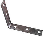 ASSA ABLOY AMERICAS RESIDENTIALI NC 6 x 1-1/8 In. Galvanized Corner Brace HARDWARE & FARM SUPPLIES ASSA ABLOY AMERICAS RESIDENTIALI NC